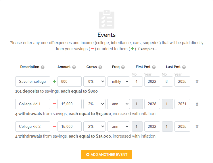 Retirement Calculator - Case Study - Events Retirement Calculator - Case Study - Events