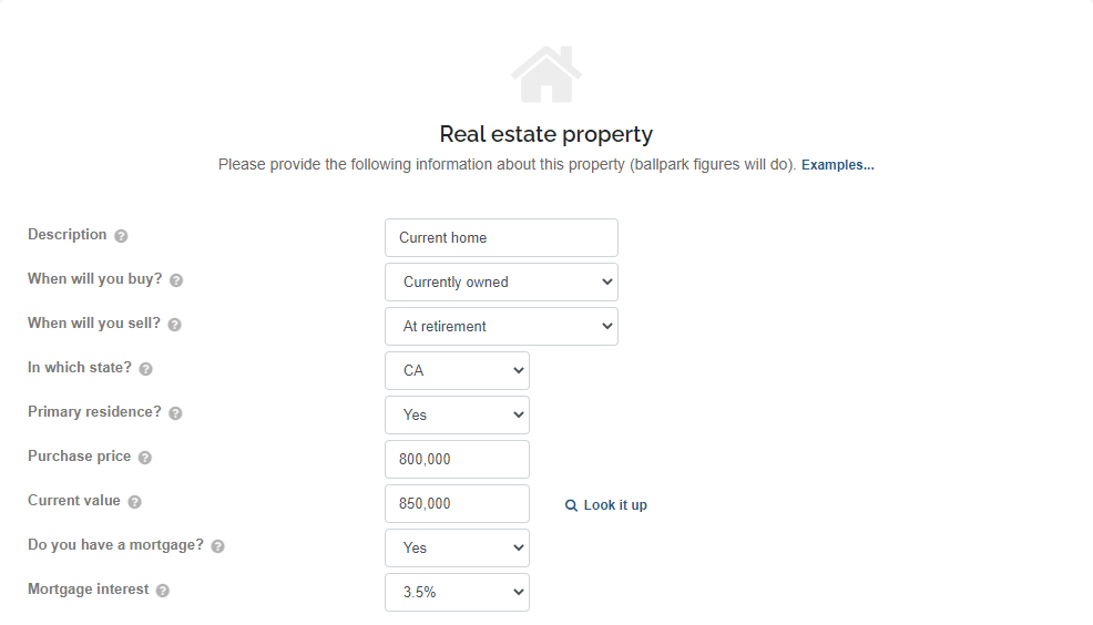 Retirement Calculator - Case Study - Real Estate