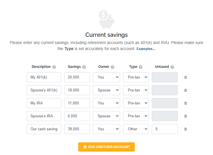 Retirement Calculator - Case Study - Savings Retirement Calculator - Case Study - Savings